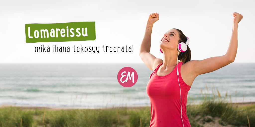 Lomareissu, mikä ihana tekosyy treenata